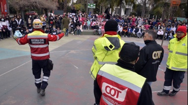 El Municipio de Tigre realizó el primer simulacro de evacuación por incendio del programa Escuelas Seguras en la EPN°2