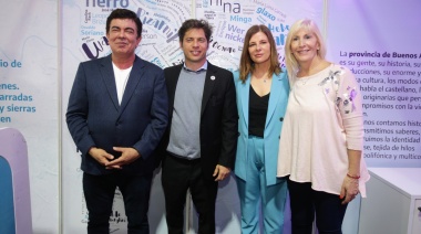 Kicillof, Espinoza y Saintout en la Feria del Libro de La Matanza