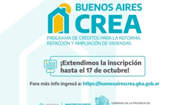 El gobierno extiende la inscripción para el programa de créditos Buenos Aires CREA