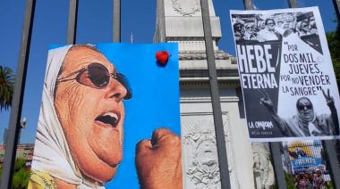 El peronismo kirchnerista se sumó al último adiós a Hebe de Bonafini