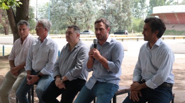 Ralinqueo y Jelinski firmaron acta de inicio de obra de la planta depuradora de líquidos cloacales