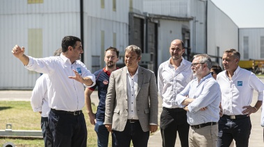 Brown: Cascallares y Sabatella visitaron empresas sumando herramientas para el saneamiento ambiental