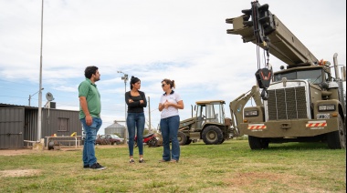 Municipalidad de Chacabuco: visita al predio de Torres Americanas ubicadas en el Parque Industrial