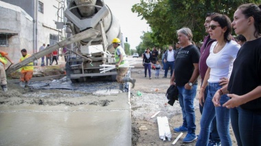 Quilmes: Continúan a ritmo acelerado las obras públicas en todo el distrito