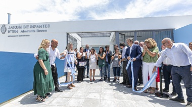 Brown: el municipio construye dos nuevos jardines de infantes que se suman a los doce que ya abrió