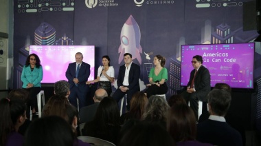 Quilmes: Mayra Mendoza destacó la inclusión digital en la jornada Americas Girls Code