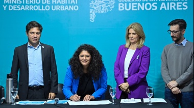 Verónica Magario: “Vamos a seguir trabajando para construir muchas más viviendas”