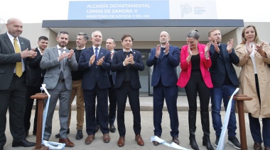 Insaurralde y Kicillof pusieron en marcha la Alcaidía Departamental de Lomas de Zamora