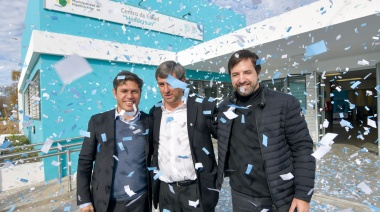 Kicillof inauguró un nuevo Centro de Atención Primaria de la Salud en Henderson