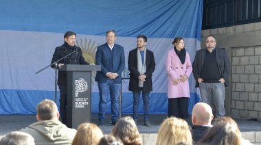 Kicillof, Cascallares y Fabiani inauguraron la Casa de la Cultura del barrio Don Orione