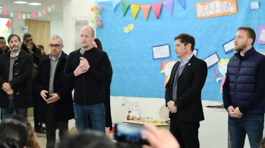 Lomas de Zamora: Insaurralde, Kicillof y Otermín inauguraron un establecimiento educativo