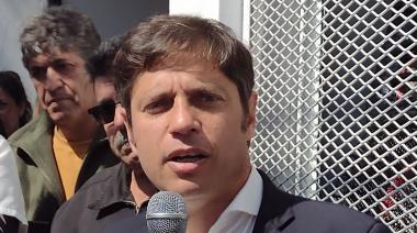 Kicillof: “Cuando gobernaba Vidal ni un vaso de agua había para los peronistas”