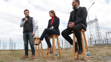 Ralinqueo, Royón y Ghioni inauguraron la estación transformadora 25 de mayo