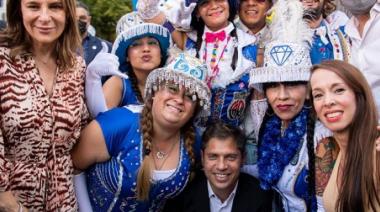 Al ritmo de las murgas, Kicillof sumó a Grabois a una recorrida por municipio PRO