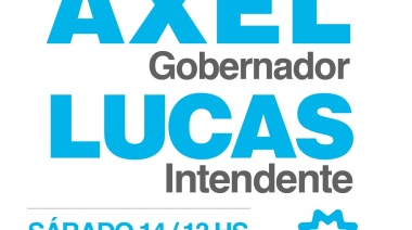 Axel Kicillof agita el oeste y encabeza un acto con Lucas Ghi