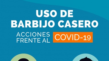 Bolívar: El intendente Pisano aconseja el uso de barbijos caseros