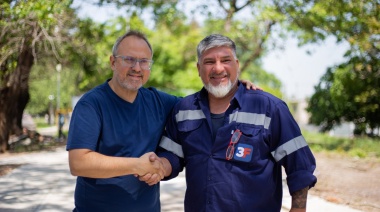 Tres de Febrero: Avanzan las obras en el sendero Stephenson de Caseros