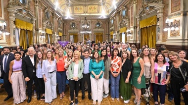 Kicillof: “Por más discursos de odio que hagan no van a poder desmovilizar la lucha que llevan las mujeres”