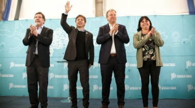 Kicillof y Cascallares inauguraron Centro de Educación Física: “Estas obras las hace el Estado o no las hace nadie”