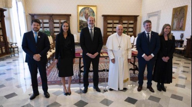 Bahía Blanca: Susbielles se reunió con el Papa y bregaron por un distrito con “diálogo y unidad”