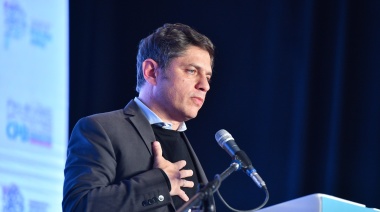 Axel Kicillof: “No estamos dispuestos a bajar los brazos”