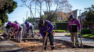 Quilmes: La Comuna avanza con las tareas de bacheo y carpeta asfáltica en el Distrito