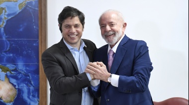 Kicillof se reunió con el presidente Lula da Silva