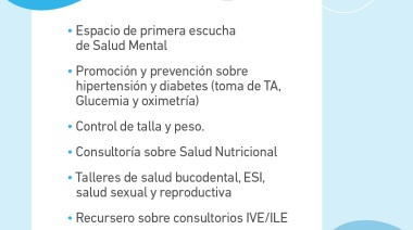 Lanús oeste: Este sábado se llevará adelante una nueva jornada del programa "Salud en el Barrio"