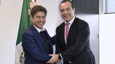 Kicillof en México: busca generar rondas de negocios entre productores bonaerenses y aztecas