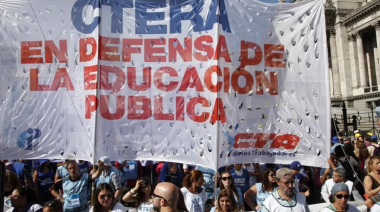 Docentes bonaerenses piden a Ctera y al FUDB que adhieran al paro universitario