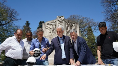 La Plata: Alak anunció el inicio de la obra de reconstrucción de Plaza Rocha