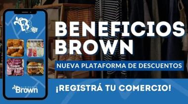 Almirante: Comercios de 20 rubros ya se sumaron al programa municipal “beneficios Brown”