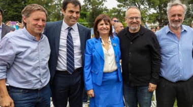 Otra foto de intendentes PRO junto a Bullrich, con la seguridad como consigna