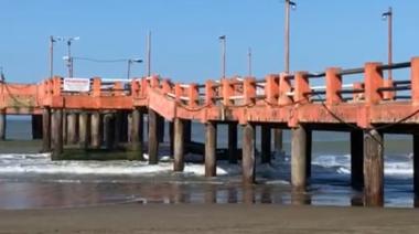 Denuncian que "por la falta de obras cerraron el muelle de San Clemente por peligro de derrumbe”