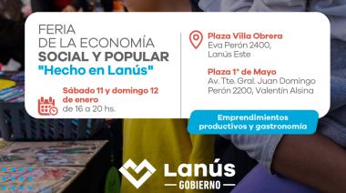 Lanús: la comuna anunció dos nuevas jornadas de la Feria de la Economía Social y Popular