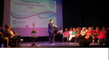 Merlo: de qué se tratan los 12 puntos educativos que Gustavo Menéndez presentó para el distrito