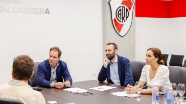 Hurlingham: Selci firmó un convenio con River Plate para crear un centro de alto rendimiento