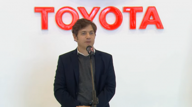 Kicillof en Toyota: "Quién dijo que nuestro sector político puede tener un problema con el sector privado"