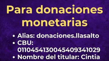 Inundación en Salto: Concejal de Milei puso su alias para que los vecinos le transfieran dinero
