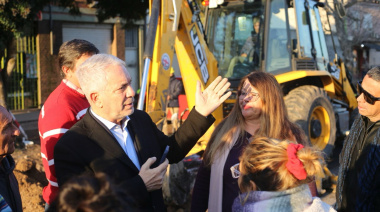 Alak inició obras estructurales en Olmos: “Avanzando en este plan de 2.000 cuadras en los barrios”