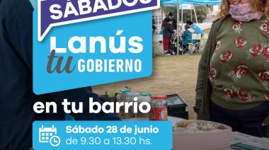 Nuevo Operativo Territorial "Lanús Tu Gobierno" en la próxima jornada de "Sábados en tu Barrio"