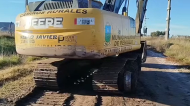Pehuajó: Continúa el reacondicionamiento de caminos rurales del distrito