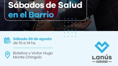 Lanús: el municipio anunció una nueva jornada de Sábados de Salud en el Barrio en Monte Chingolo