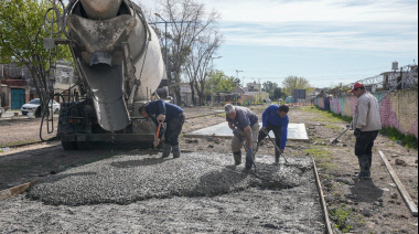 Lanús El gobierno municipal avanza con la construcción del Parque Lineal del Oeste