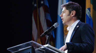 Axel Kicillof participó de la jornada “Democracia siempre" en Nueva York