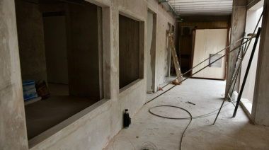 25 de Mayo: La municipalidad avanza la obra de la nueva guardia del hospital Unzué