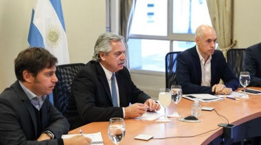 Kicillof evalúa junto al Presidente y Rodríguez Larreta la nueva etapa del aislamiento
