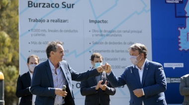 Brown: Cascallares, Katopodis y Guzmán lanzaron obra histórica para Longchamps y Burzaco