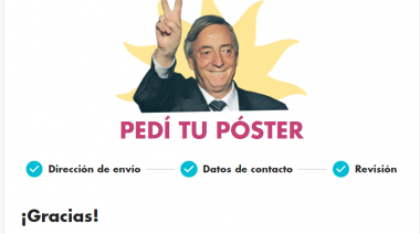 Pedí tu póster de Néstor: la movida de La Cámpora para recordar al ex presidente Kirchner