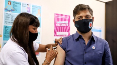 Kicillof: “Vacunarse es un acto de solidaridad, es un acto de amor” 
